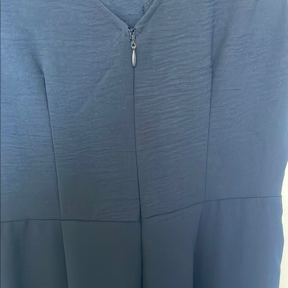 VINCE CAMUTO Womens Sleeveless Tie Waist Jumpsut Navy Blue Size S - Picture 6 of 9